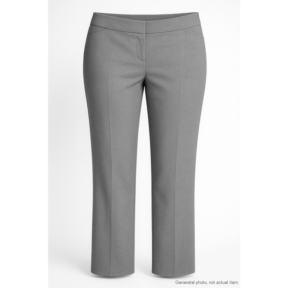 LOFT Original Gray Rayon Blend Trousers Workwear Dress Pants Office Size 14